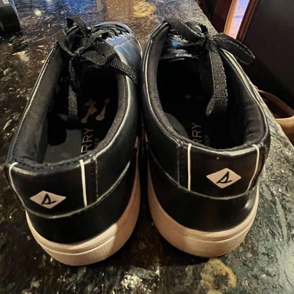 Sperry black leather loafers, size 9. Almost new. - Picture 4 of 4